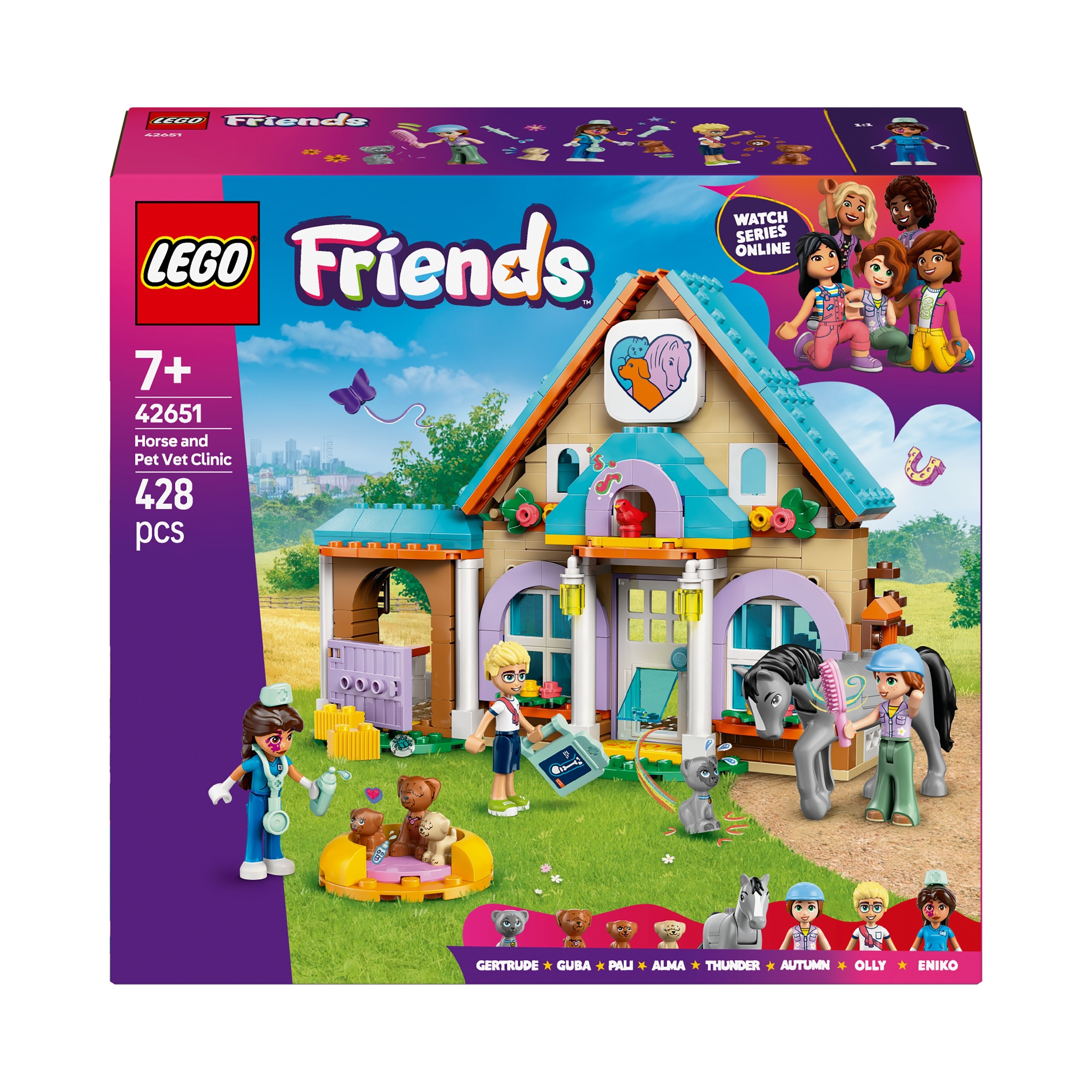 LEGO Friends 42651 Priatelia 42651 Veterinárna klinika pre kone a domáce zvieratá
